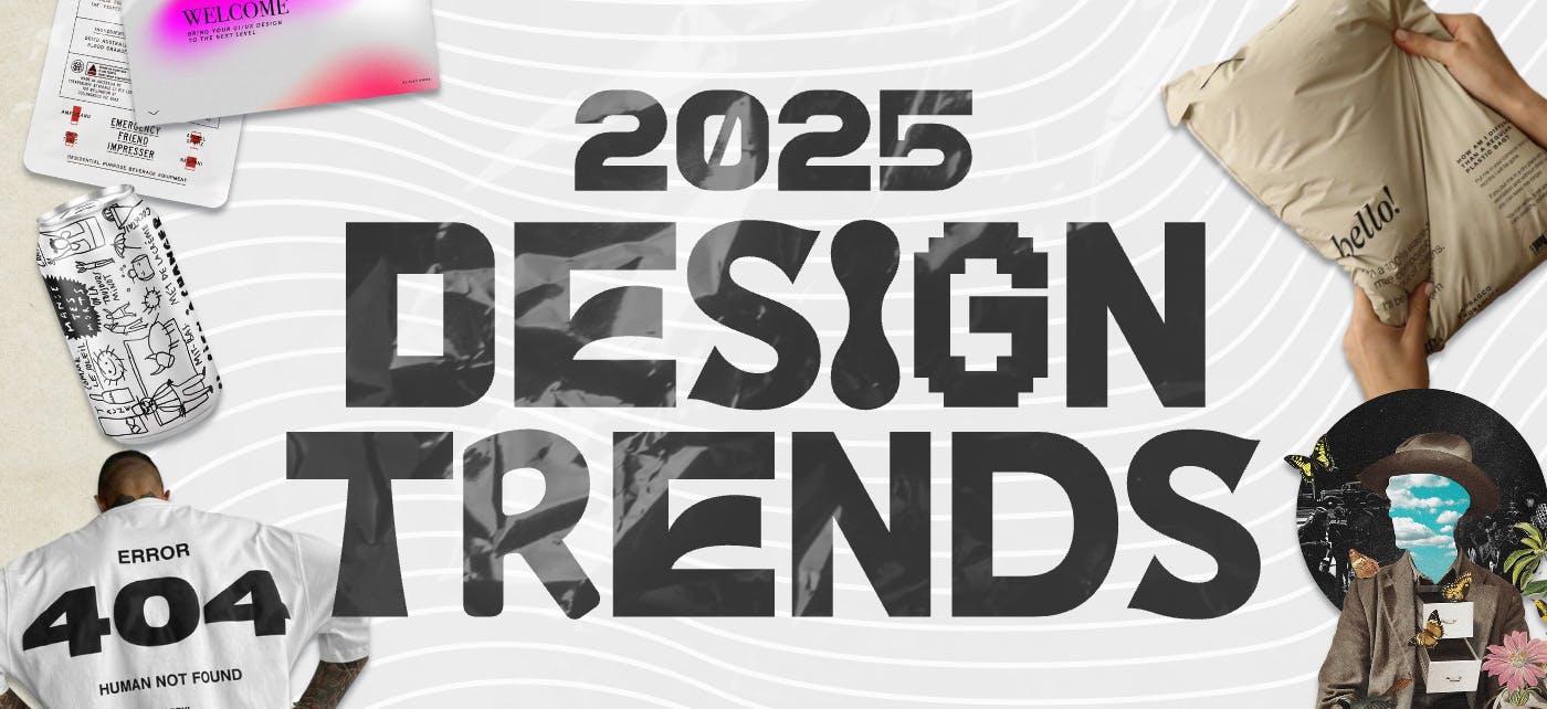 an image of Graphic Design Trends Dominating 2025