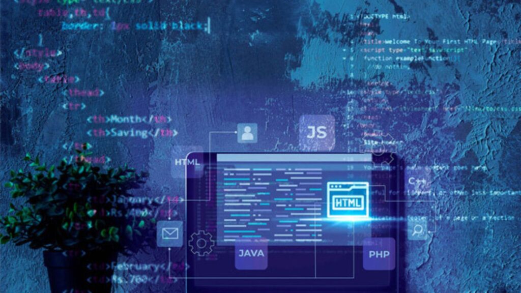 laptop, coding showing mistakes to avoid in web development