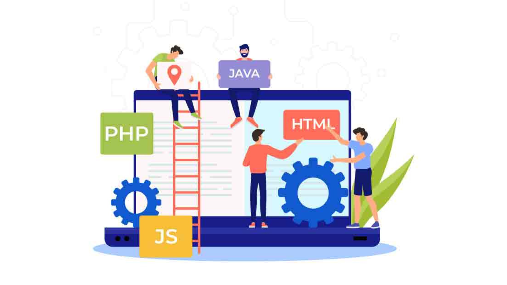Anime showing top 5 Programming Languages for web development 2025